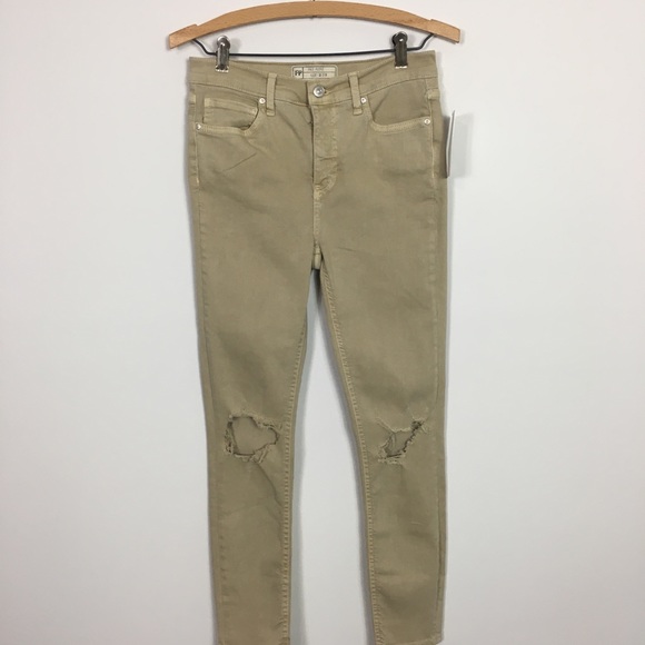 Free People Pants - Free People tan jeans size 27R